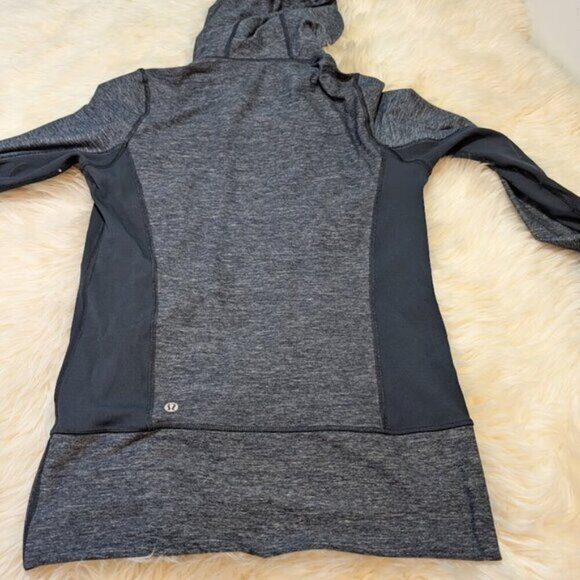 Lululemon Grey and Black Stride Jacket Women Size 6 - Picture 7 of 7